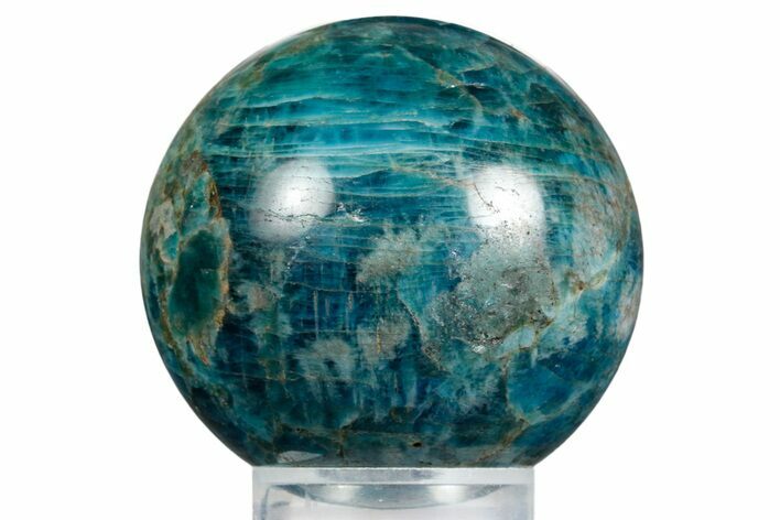 Bright Blue Apatite Sphere - Madagascar #334058